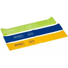 Набор эспандеров Bradex SF 0321 желтый/зеленый/синий, 3 шт.