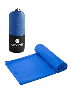 Полотенце спортивное охлаждающее Urbanfit, 50х100, микрофибра, синий