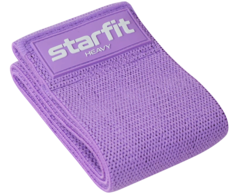 Мини-эспандер Starfit Es-204, высокая нагрузка, текстиль, фиолетовый пастель