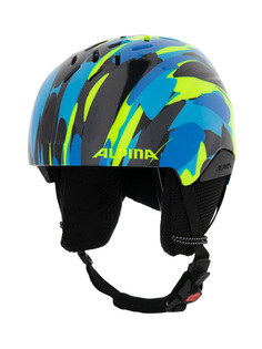Шлем Детский Alpina Pizi Neon-Blue Green Gloss 51 см