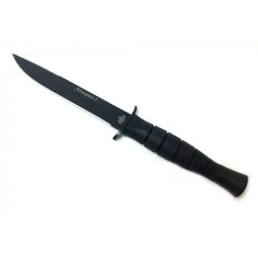 Нож Витязь Адмирал-3, сталь 65Х13, рукоять резина, сталь, темный клинок