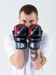 Перчатки тренировочные FIREICE MMA, черные M