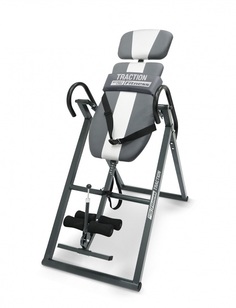 Инверсионный стол Start Line Fitness TRACTION серо-серебристый с подушкой