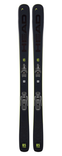 Горные Лыжи с креп Head 2023-24 Kore Team Sw+Sx 9.0Gw Ca Br 95D Anthracite-Neon Yell 142см