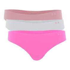 Трусы Under Armour Ps Thong 3Pack Pink Elixir L INT