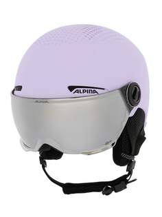 Зимний Шлем С Визором Alpina Arber Visor Q-Lite Lilac Matt р.54 см