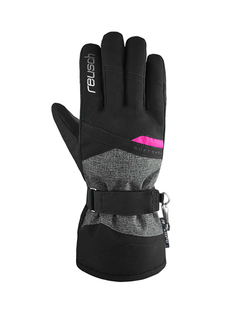 Перчатки Reusch Helena R-Tex Xt Blck/Blck Melang/Pink Glo 8 INCH