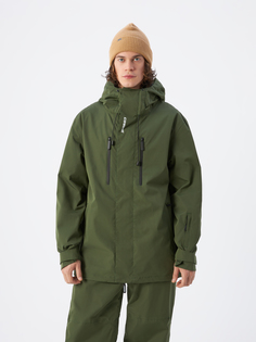 Куртка Cosone для сноуборда и горных лыж, зелёная-хаки, размер XL