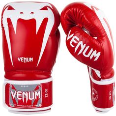 Перчатки боксерские Venum Giant 3.0 Red Nappa Leather 16 oz