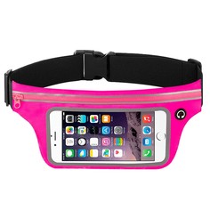 Спортивная сумка Run Energy для телефона поясная розовая