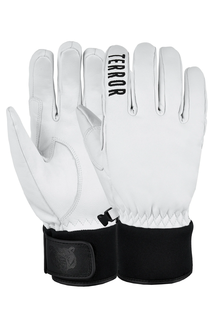 Перчатки TERROR - LEATHER Gloves (White)