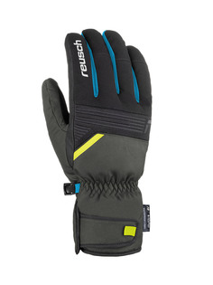 Перчатки Reusch Bradley R-Tex Xt Dark Granite/Safety Yel (Inch (Дюйм):8,5)