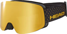 Горнолыжные очки Head Infinity Premium+Sparelens Black/Black/FMR Gold 19/20, One size
