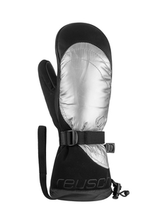 Варежки Reusch Yeta Mitten Black/Shiny Silver (Inch (Дюйм):9)