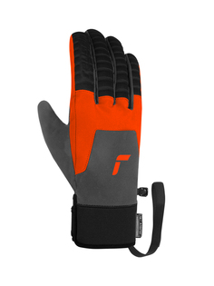 Перчатки Reusch Raptor R-Tex Xt Touch-Tec Asphalt/Shocking Orange (Inch (Дюйм):9)