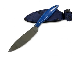 Нож Ворсма Канадский, цельнометаллический, кованая Х12МФ, микарта