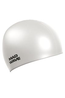 Шапочка для плавания MAD WAVE Intensive BIG White