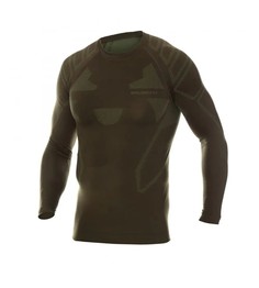 Термобелье мужское Brubeck футболка длинный рукав Ranger protect, р.L, хаки