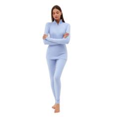 Термобельё женское (лонгслив, лосины) Munaku, р-р 50, цвет голубой Minaku