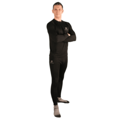 Термобелье комплект мужской BTrace Warm Merino Man V2, р.S(42-44), черный