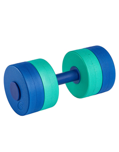 Гантель без покрытия Mad Wave Dumbbells Round Bar Float 0,28 кг синий