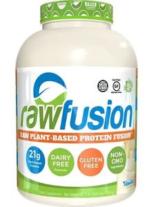 Вегетарианский протеин SAN Raw Fusion с BCAA и глютамином, банановый орех, 908гр. / растит