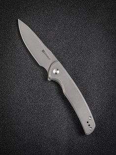 Нож складной туристический охотничий SENCUT Tynan Gray Stonewashed Handle Stainless Gray