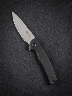 Нож складной охотничий туристический SENCUT Tynan Gray Stonewashed Handle Stainless Black