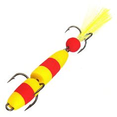 Мандула для рыбалки NEXT классическая S-70мм 008, желтый-красн/ На щуку
