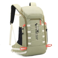 Рюкзак FREE KNIGHT FK0398 40л, с дождевиком, для спорта, путешествий, кемпинга - зеленый