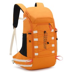 Рюкзак FREE KNIGHT FK0398 40л, с дождевиком, для спорта, путешествий, кемпинга -оранжевый