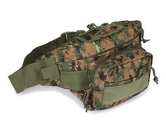 Сумка Kamukamu поясная CH-066 тактическая с MOLLE камуфляж Marpat