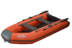 Надувная лодка FLINC FT320K оранжево-графитовый