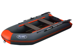 Надувная лодка FLINC FT320K графитово-оранжевый
