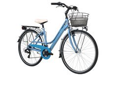 Велосипед Adriatica SITY 3 Lady 28", рама ал. 45см, 6 ск., голубой