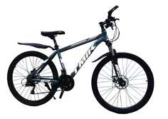 Велосипед, TMIK Двойной обод дисковые тормоза 24" рама 15" 2023 135-155 серый