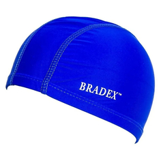 Шапочка для плавания Bradex полиамид, синяя