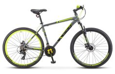 Велосипед STELS Navigator-700 MD 2021 21" серый/желтый