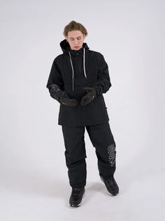 Штаны сноубордические TERROR Outside черный