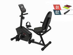 Горизонтальный велотренажер UNIXFIT BR-340 Compact + набор для фитнеса