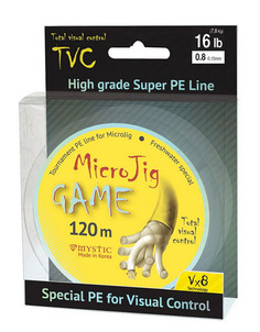 Mystic Леска плетеная (шнур) PE MYSTIC MICROJIG GAME (MMJG12012 (120 м 0,19мм) )