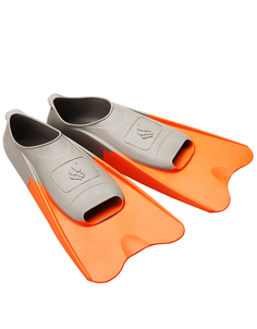 Ласты для плавания Mad Wave Pool Colour Short оранжевый 36-37 RU