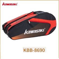 Сумка для ракеток спортивная Kawasaki KBB-8690 черный-красный