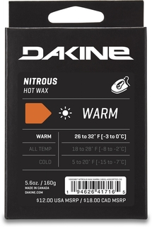 Парафин, выше -3 Dakine NITROUS WARM WAX 160гр