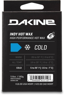 Парафин, ниже -7 DK INDY HOT WAX COLD 160гр Dakine