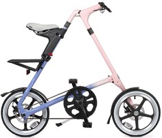 Велосипед складной Strida LT розово-голубой 2024