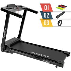 Беговая дорожка UNIXFIT ST-440N Black + аксессуары для фитнеса