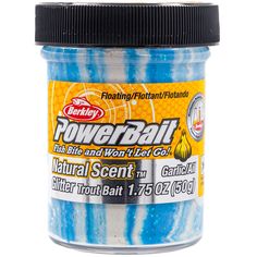 Форелевая паста Berkley PowerBait Natural Scent 50 гр White Neon Blue