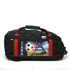 Спортивная сумка Спорт Сибирь Футбол 35 литров черная