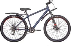 Велосипед горный 27,5" NX 675 DISC ST 6 скор RUSH HOUR синий рама 16" для роста 150-165 см